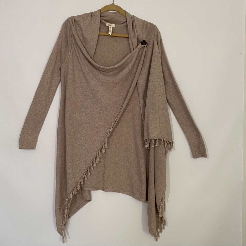 Matilda Jane come on over cardigan sweater size xs open front button at shoulder